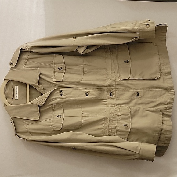 Travelsmith women’s-Bush Poplin Safari Jacket - Picture 1 of 14